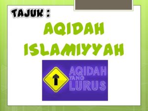 Belajar Aqidah Islamiah