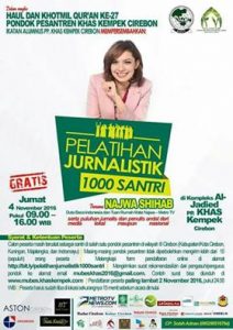 Najwa Sihab akan Sambangi Pesantren KHAS Kempek dalam Pelatihan Jurnalistik 1.000 Santri