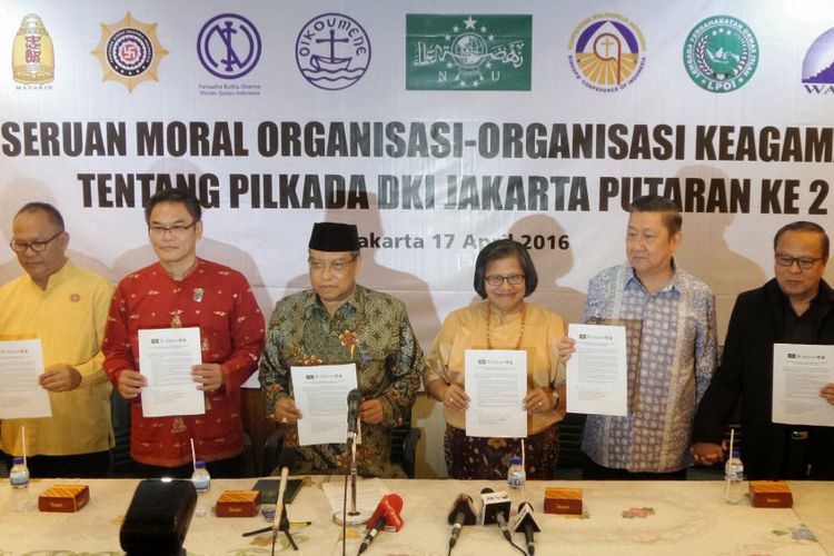 Lima Butir Seruan Tokoh Lintas Agama Untuk Pilkada Jakarta