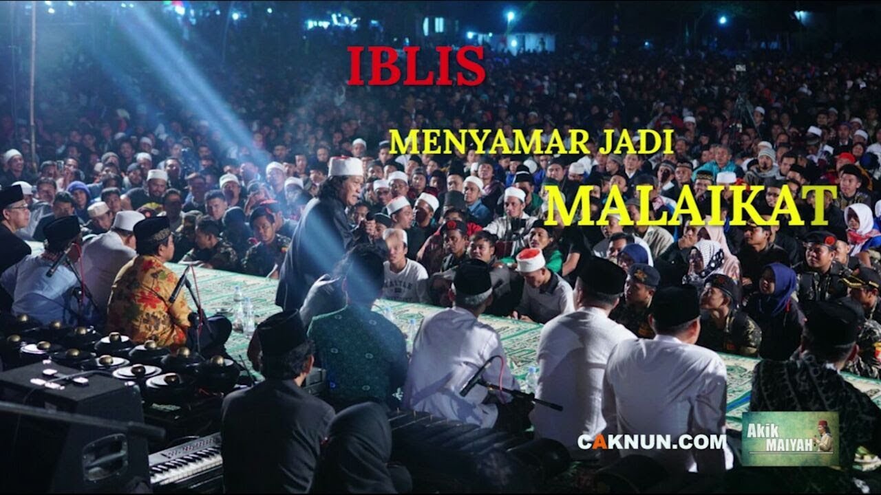 Cak Nun Bercerita Tentang Iblis Menyamar Jadi Malaikat 