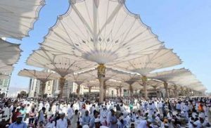 Payung  Terbesar Dunia Akan Dipasang Di Mekkah