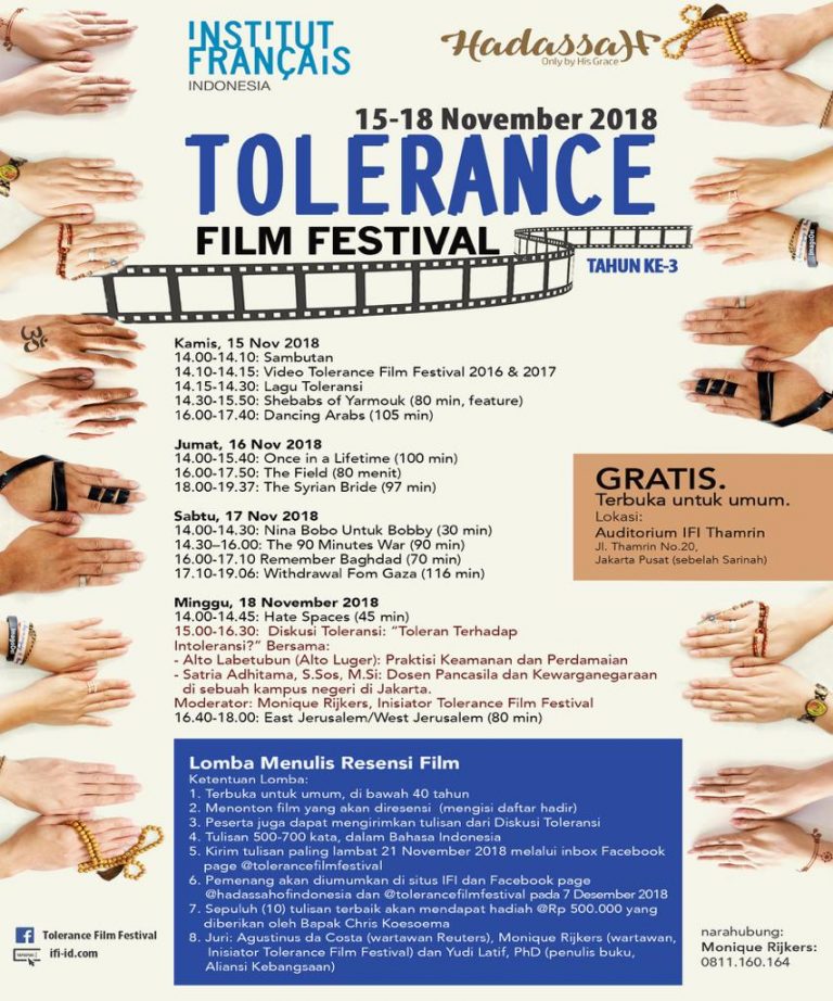 Festival Film Toleransi 2018 Hadir Kembali, Yuk Kita Tonton