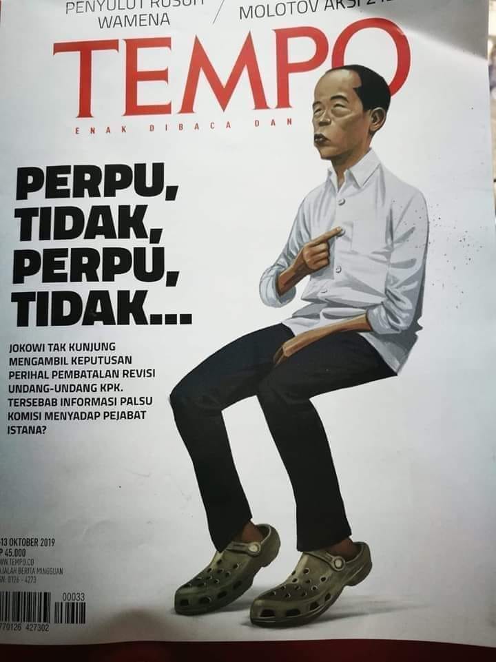 Sisi Lain Wajah Letih Jokowi di Kover Tempo Itu