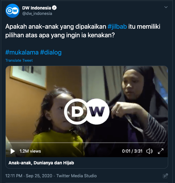 Menelaah Kontroversi Jilbab Anak di Liputan DW Indonesia