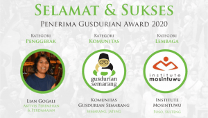 GUSDURian Award : Apresiasi Jaringan GUSDURian kepada Para Penggerak Masyarakat