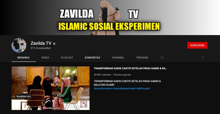 Pendisiplinan Tubuh Perempuan: Yang Tersisa dari Kontroversi Konten Eksperimen “Tutup Aurat” Zavilda TV