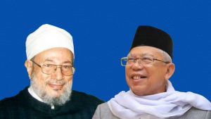 Ketika Yusuf al-Qaradhawi Berbalas Canda dengan K.H Ma’ruf Amin