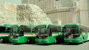 450 Bus Sholawat Siap Layani Jemaah di Makkah