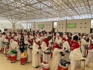 16 Kloter Jemaah Haji Gelombang II Tiba di Jeddah Siap Laksanakan Umrah Wajib