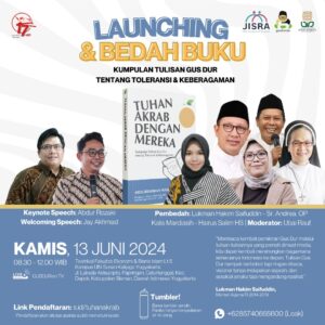 Buku Terbaru Gus Dur Diterbitkan, Bakal Dibedah Besok 13 Juni di UIN Yogyakarta