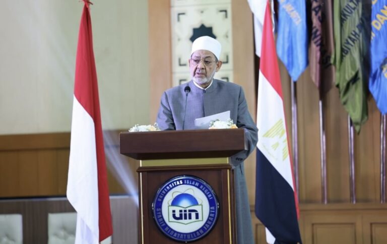 Grand Syekh Al-Azhar Puji Peran Indonesia dalam Mendukung Gaza Palestina