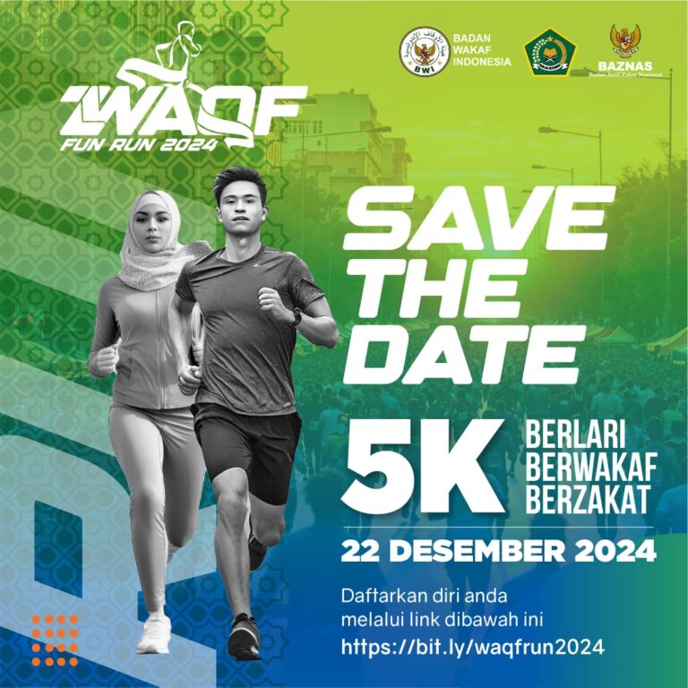 Wakaf Run 2024 Digelar, Bisa Lari Sambil Beramal