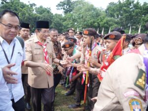 Menag Minta Kepramukaan di Madrasah dan Pesantren Tetap Dipertahankan dan Dikembangkan